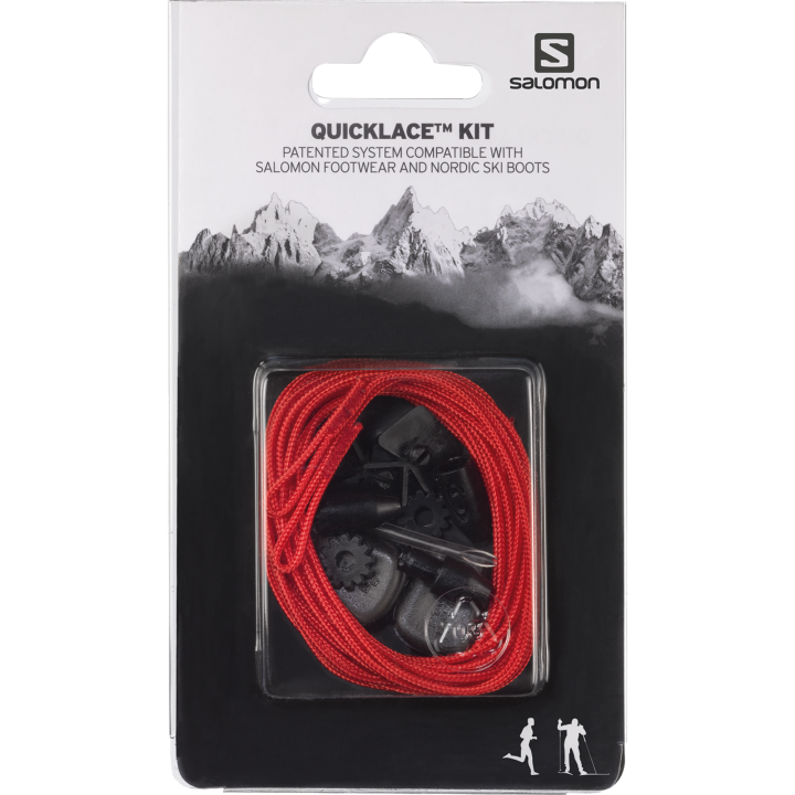 T884794 Salomon piros unisex pótalkatrészek gyorsfűző készlet piros