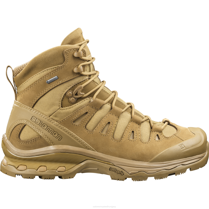 T884802 Salomon prérifarkasbarna uniszex erők cipők küldetés 4d gore-tex forces 2 prérifarkasbarna