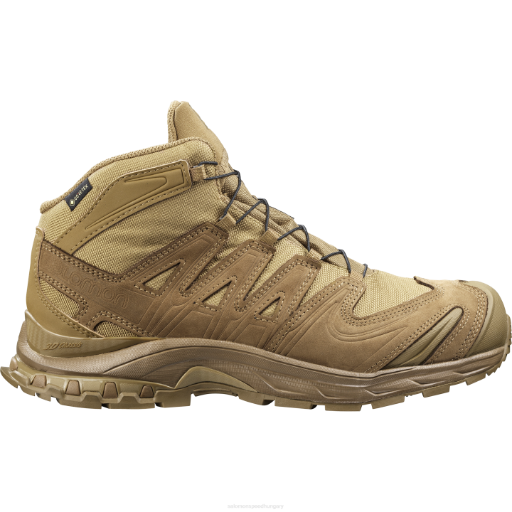 T884809 Salomon prérifarkasbarna uniszex erők cipő xa erők középső gore-tex prérifarkasbarna