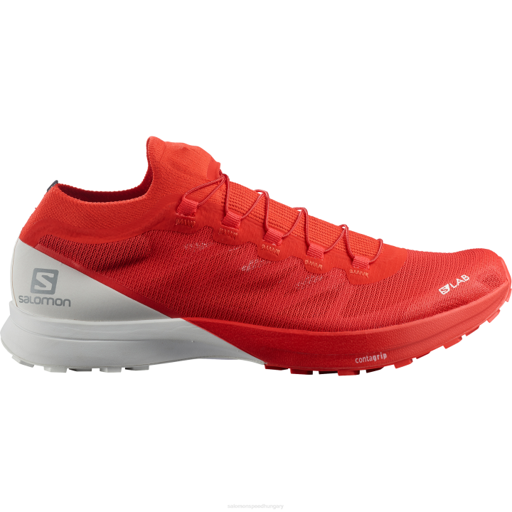 T8842085 Salomon száguldó piros-fehér unisex trail futócipő s/lab sense 8 racing piros-fehér