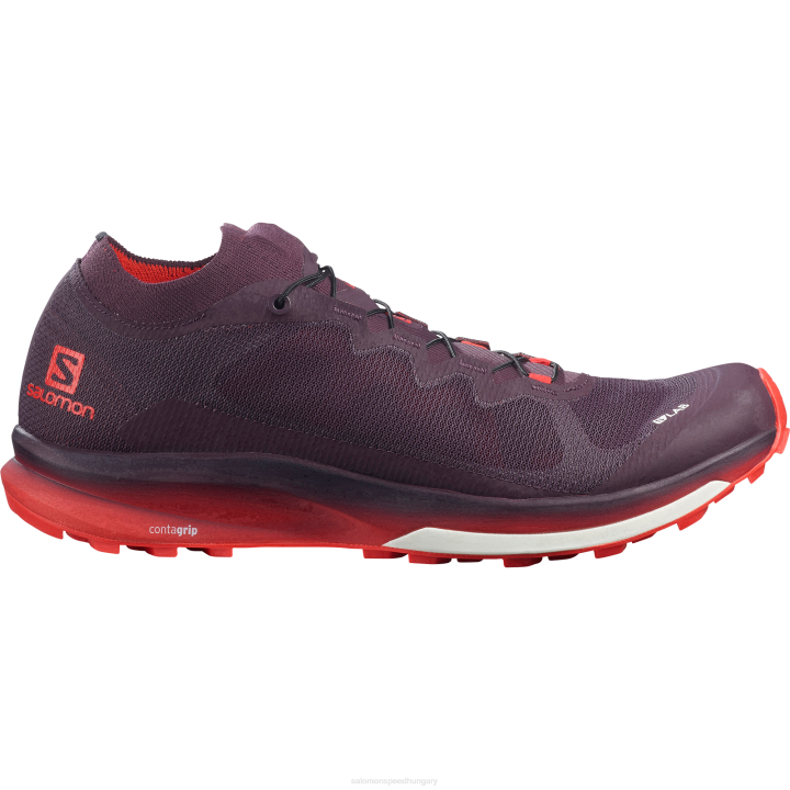 T884677 Salomon maverick-versenyző piros unisex trail futócipő s/lab ultra 3 maverick-racing piros