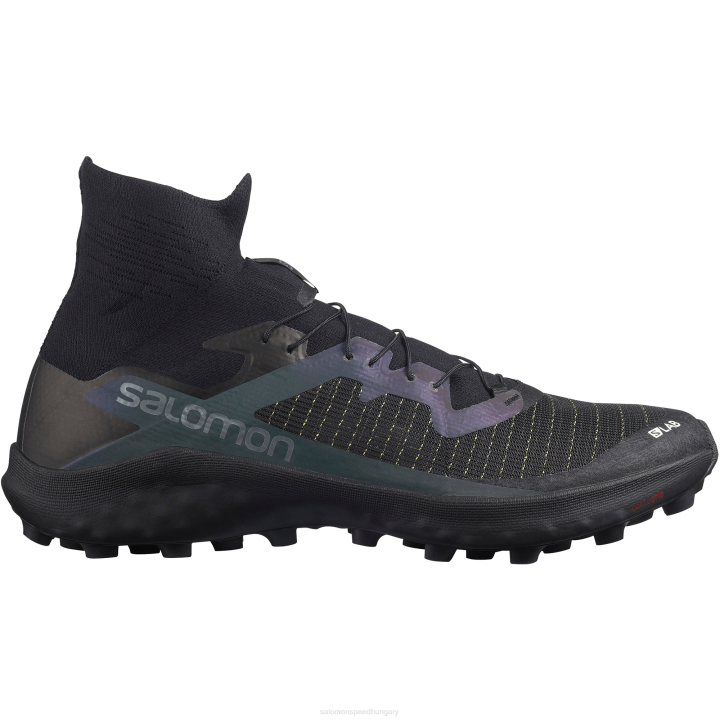 T884684 Salomon fekete unisex trail futócipő s/lab cross 2 fekete