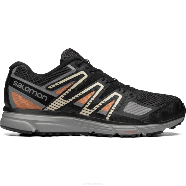 T8842090 Salomon fekete-ében-napsütötte unisex sportcipő x-mission 4 fekete-ébenfa-sütéses
