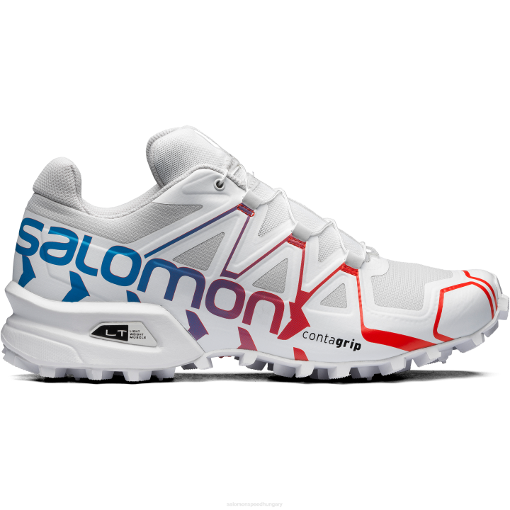 T8842115 Salomon fehér-fekete-blithe uniszex sportcipő speedcross offroad fehér-fekete-blithe