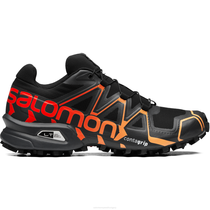 T8842117 Salomon fekete-ébenfa-koktélparadicsom uniszex sportcipő speedcross offroad fekete-ébenfa-cseresznye paradicsom