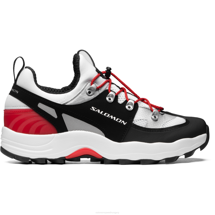 T8842118 Salomon fehér-fekete-goji bogyó unisex sportcipő raid szél fehér-fekete-goji bogyó