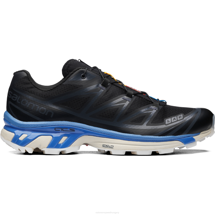 T884713 Salomon fekete-riviéra-nimbusz felhő unisex sportcipő xt-6 átlátszó fekete-riviera-nimbus felhő