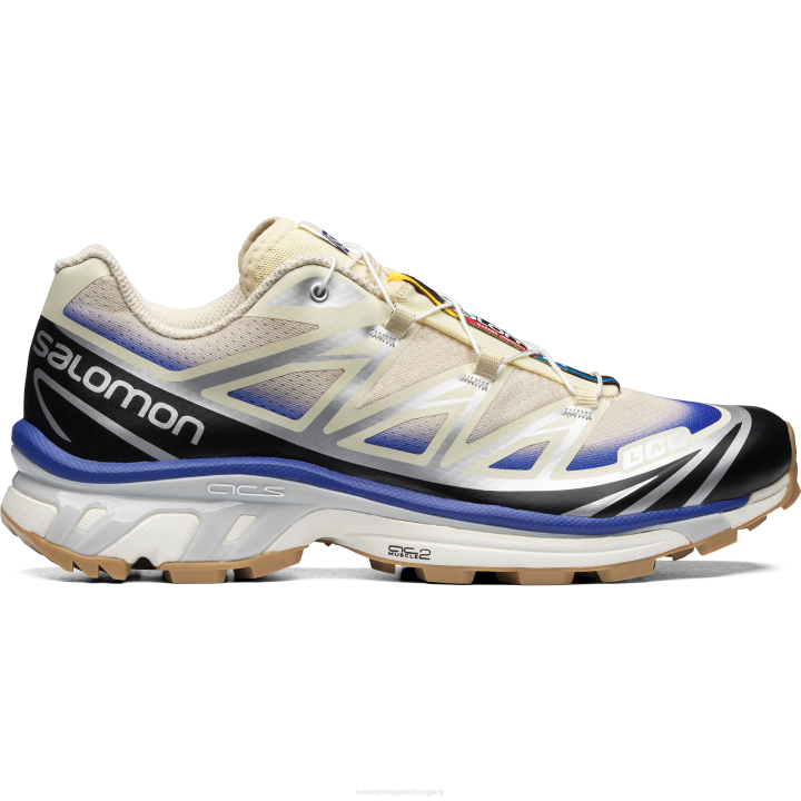 T884716 Salomon fehérített homokkék-fekete uniszex sportcipő xt-6 skyline fehérített homokkék-fekete