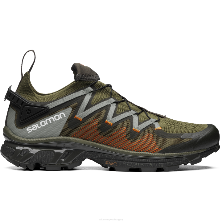 T884718 Salomon olíva éjszakai-tőzeg-vibráló narancs uniszex sportcipő xt-rush olive éjszakai-tőzeg-vibrant narancs