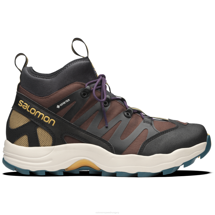 T884735 Salomon fondant-nyilas-fekete uniszex sportcipő xa pro 1 mid gore-tex fondant-arrowwood-black