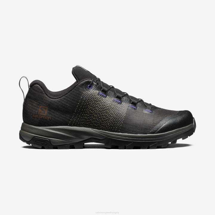 T884767 Salomon tőzeg-fekete-lila korallok unisex sportcipő outpro matryx a törött karú tőzegkorallitákhoz
