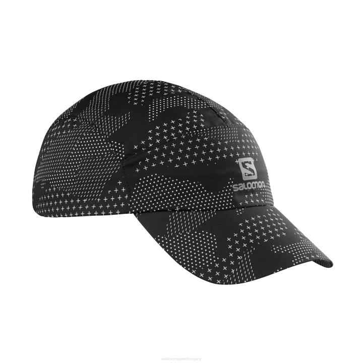 T8843363 Salomon fekete-ao-fényvisszaverő ezüst fényvisszaverő unisex sapka fekete-ao-fényvisszaverő ezüst