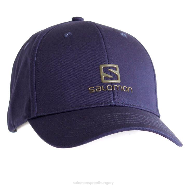 T8843374 Salomon fekete/hangulatú indigó állítható unisex sapka fekete/hangulati indigó