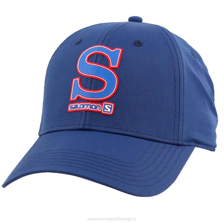 T8843394 Salomon ruha kék csapatjátékos unisex sapkás ruha kék