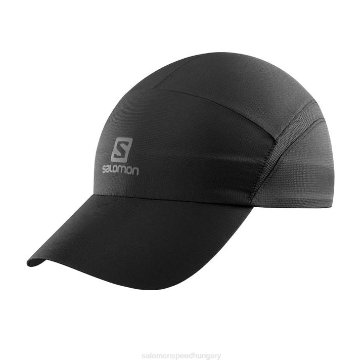 T8843399 Salomon fekete fényvisszaverő szén xa unisex sapka fekete-fekete fényvisszaverő szén