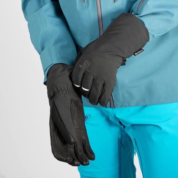 T8841167 Salomon fekete unisex kesztyű propeller 3in1 gore-tex fekete