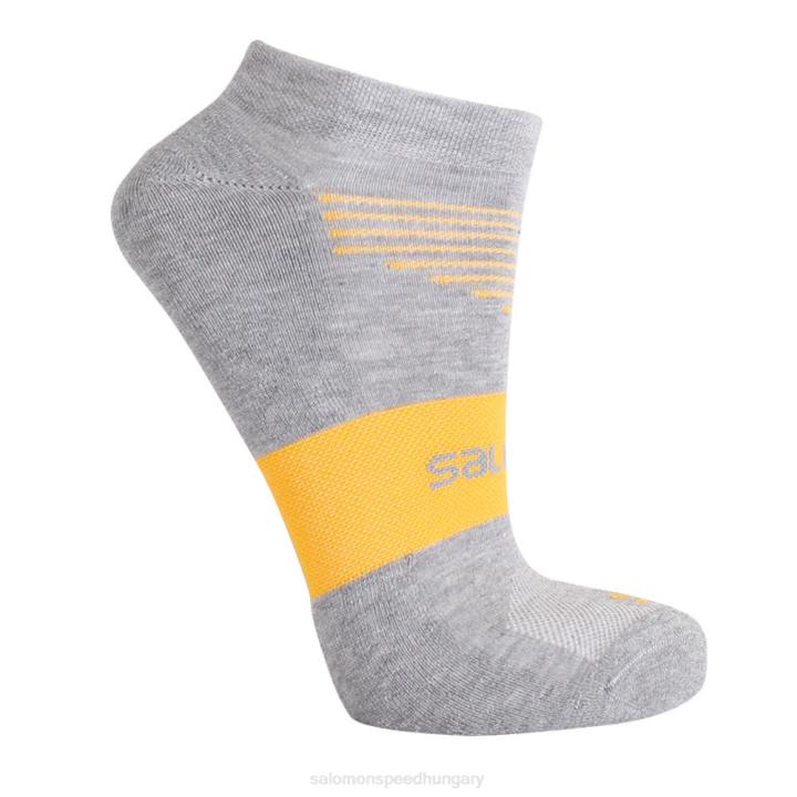 T8843314 Salomon szürke melanzs-lángoló narancs sense pro unisex zokni szürke melange- lángoló narancs