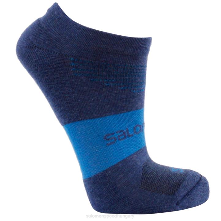 T8843328 Salomon világosszürke-sötétszürke/med kék melanzs sense unisex zokni világosszürke-sötétszürke/med kék melange