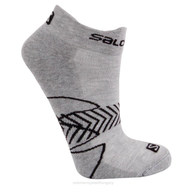 T8843330 Salomon szürke fehérítő-világosszürke xa sonic unisex zokni szürke fehérítő- világosszürke