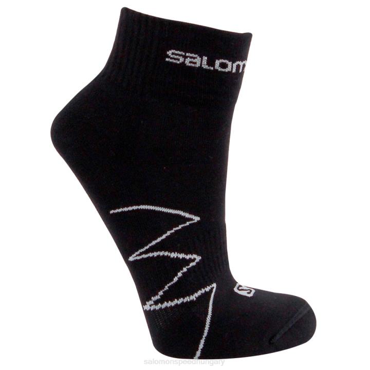 T8843332 Salomon fekete-világosszürke city ​​run unisex zokni fekete- világosszürke