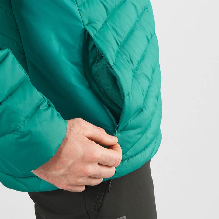 T884569 Salomon békés férfi kapucnis kabát elengedhetetlen xwarm down pacific