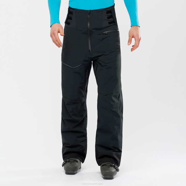 T884578 Salomon fekete férfi nadrág gravitációs gore-tex fekete