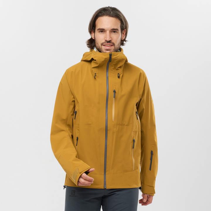 T884580 Salomon bronzbarna férfi kagylódzseki outlaw 3l bronzbarna