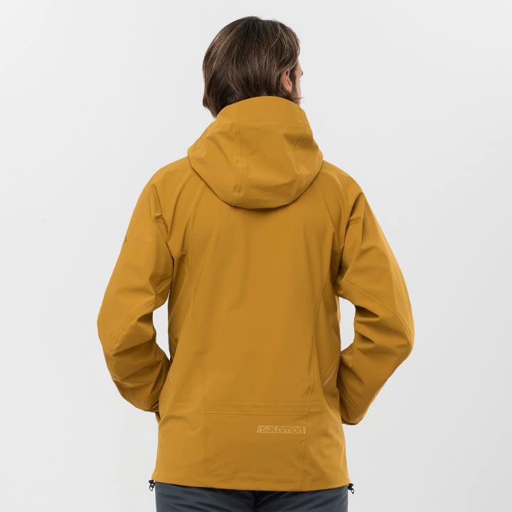 T884580 Salomon bronzbarna férfi kagylódzseki outlaw 3l bronzbarna