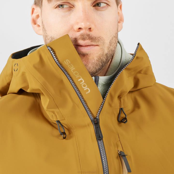 T884580 Salomon bronzbarna férfi kagylódzseki outlaw 3l bronzbarna