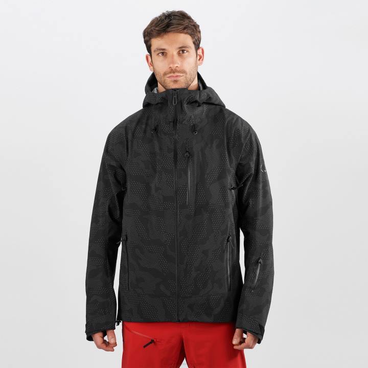 T884581 Salomon camo-ao férfi shell kabát outlaw 3l camo-ao