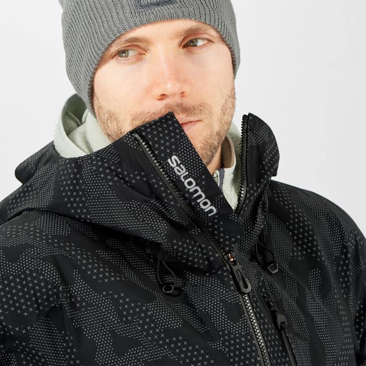 T884581 Salomon camo-ao férfi shell kabát outlaw 3l camo-ao