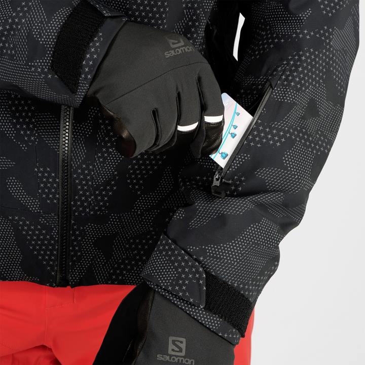 T884581 Salomon camo-ao férfi shell kabát outlaw 3l camo-ao