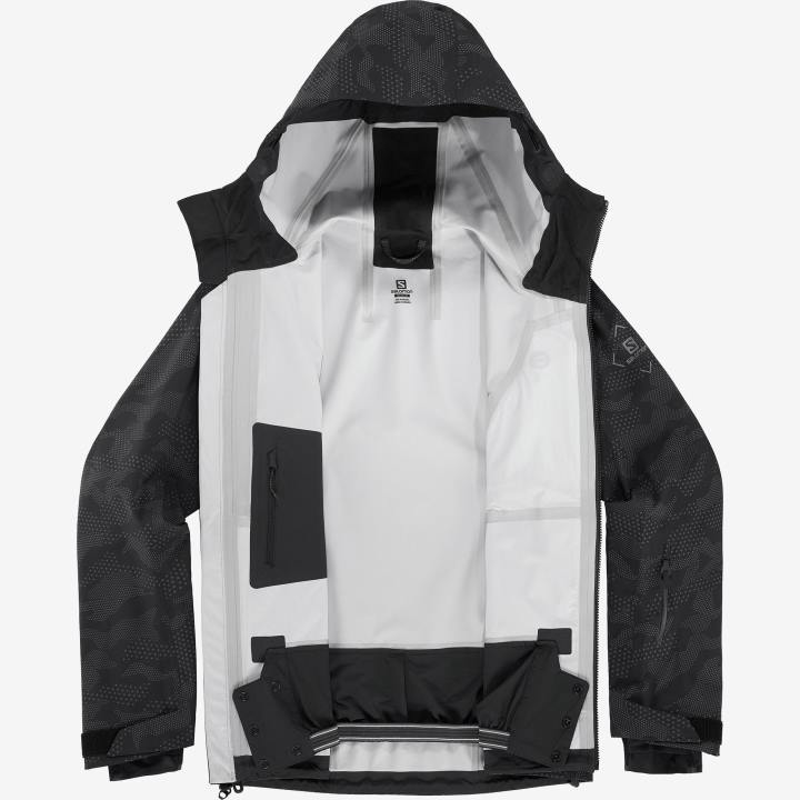 T884581 Salomon camo-ao férfi shell kabát outlaw 3l camo-ao