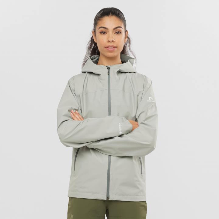 T884602 Salomon kovácsoltvas női shell kabát körvonalú gore-tex 2,5l kovácsoltvas