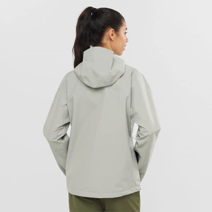 T884602 Salomon kovácsoltvas női shell kabát körvonalú gore-tex 2,5l kovácsoltvas