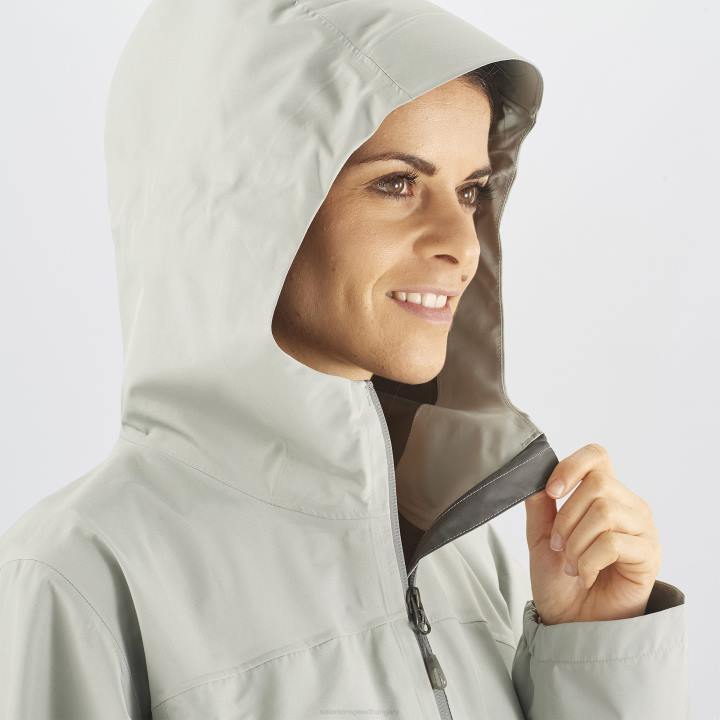 T884602 Salomon kovácsoltvas női shell kabát körvonalú gore-tex 2,5l kovácsoltvas