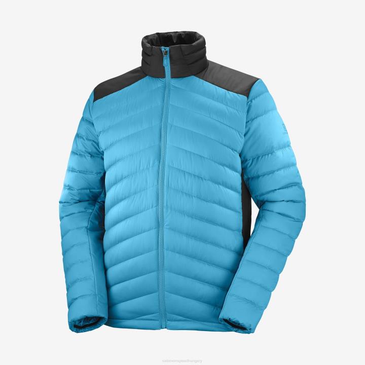 T884604 Salomon korallzátony férfi teljes cipzáras midlayer kabát elengedhetetlen xwarm down korallzátony