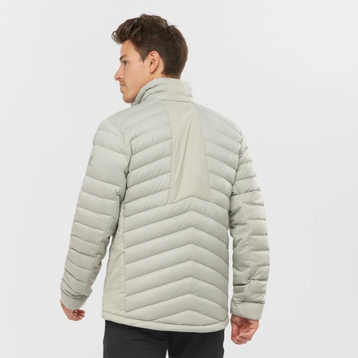 T884607 Salomon kovácsoltvas férfi teljes cipzáras midlayer kabát elengedhetetlen xwarm down kovácsoltvas