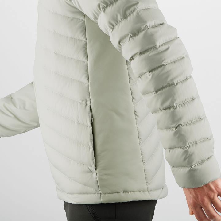 T884607 Salomon kovácsoltvas férfi teljes cipzáras midlayer kabát elengedhetetlen xwarm down kovácsoltvas