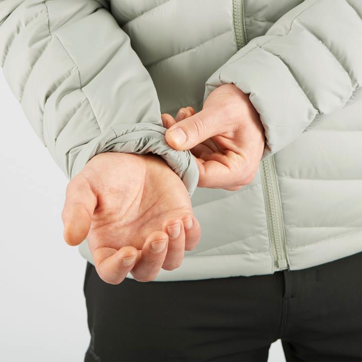 T884607 Salomon kovácsoltvas férfi teljes cipzáras midlayer kabát elengedhetetlen xwarm down kovácsoltvas