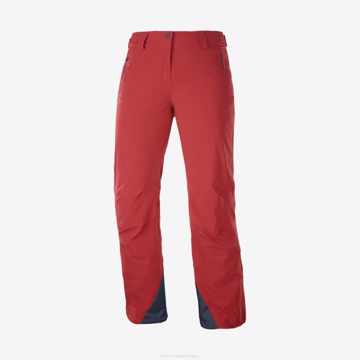 T884620 Salomon piros chili női nadrág a ragyogó piros chili
