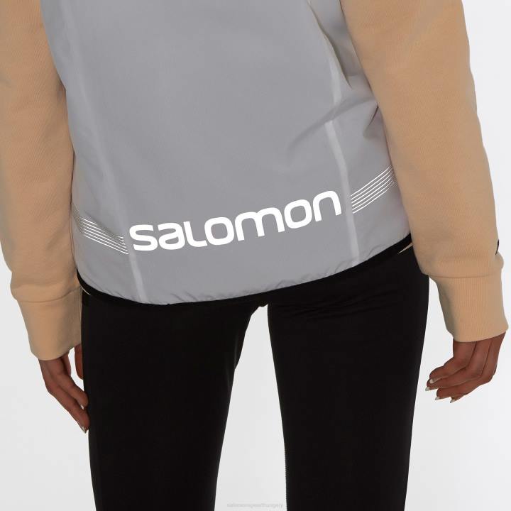 T884628 Salomon fehér fekete uniszex mellény outlife megfordítható segédprogram u fehér-fekete