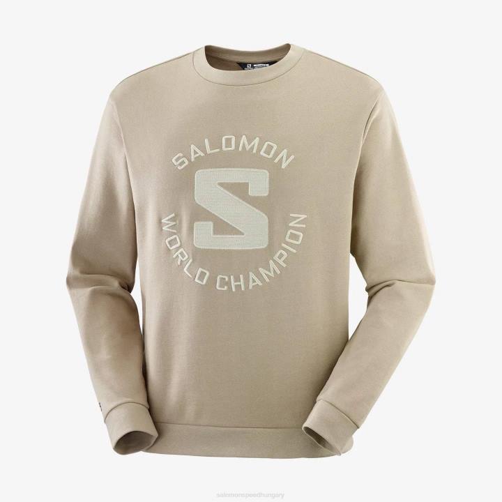 T884130 Salomon pörkölt kesudió outlife crew nyak izzadság unisex pörkölt kesudió