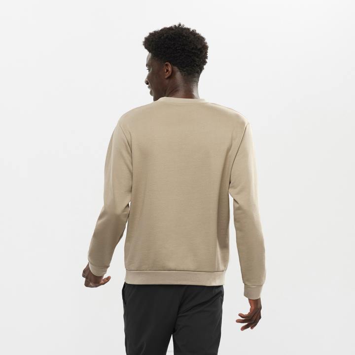 T884130 Salomon pörkölt kesudió outlife crew nyak izzadság unisex pörkölt kesudió