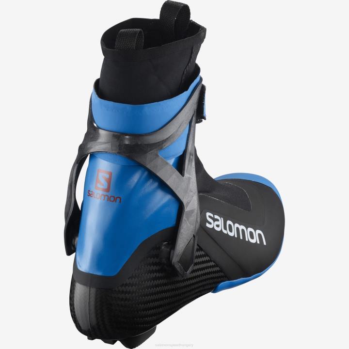 T8841459 Salomon fekete-folyamatkék unisex korcsolyázás nordic boots s/lab carbon skate el black-process blue