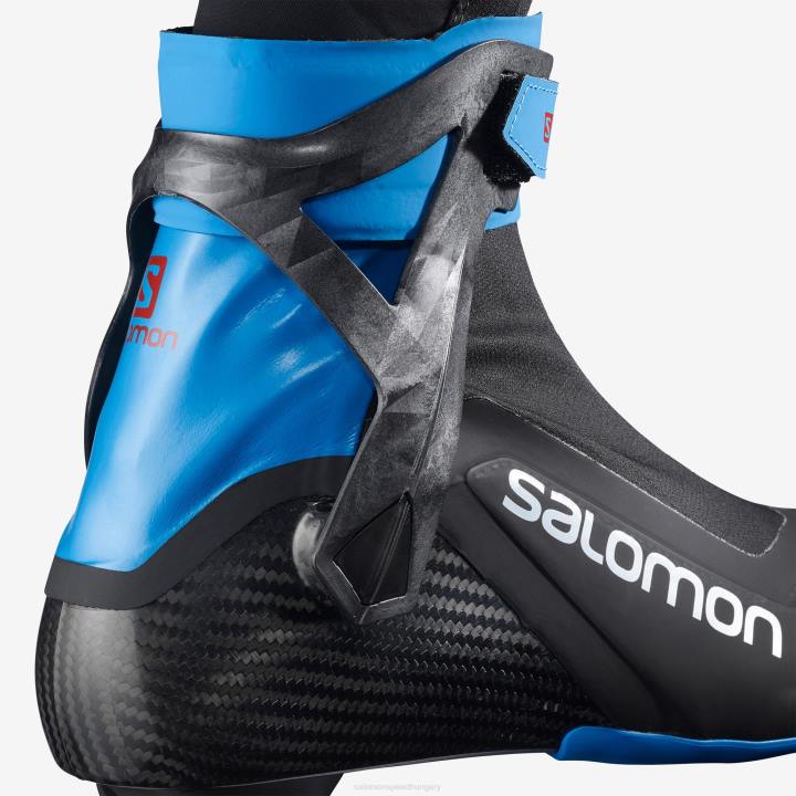 T8841459 Salomon fekete-folyamatkék unisex korcsolyázás nordic boots s/lab carbon skate el black-process blue