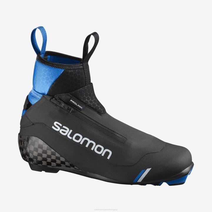 T8841462 Salomon fekete-folyamatkék unisex klasszikus nordic csizma s/race klasszikus el black-process kék