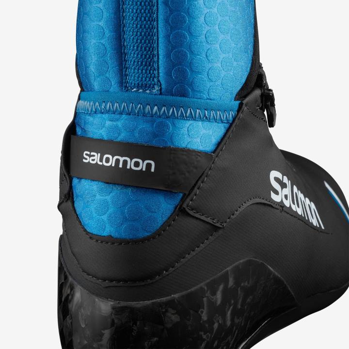 T8841462 Salomon fekete-folyamatkék unisex klasszikus nordic csizma s/race klasszikus el black-process kék