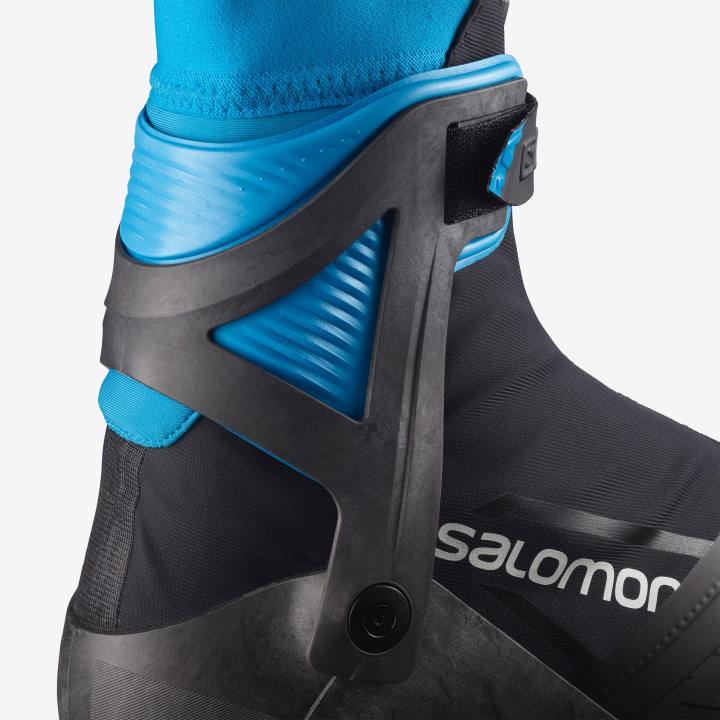 T8841463 Salomon fekete-folyamatkék unisex korcsolya nordic boots s/max carbon skate mv black-process blue