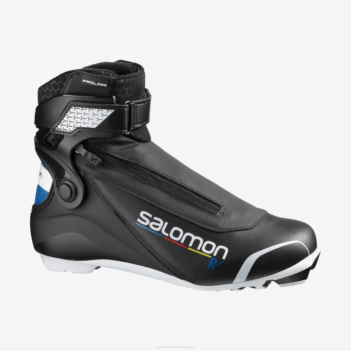T8841471 Salomon fekete-folyamatkék unisex korcsolyázás|klasszikus nordic boots r/ black-process blue